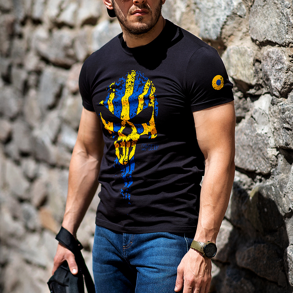 Футболка M-Tac Месник Black/Yellow/Blue Фото 3